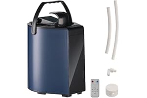 TaTalife Sauna Steamer Portable Pot, 3L Stainless Steel Steam Generator with Remote Control, Smart Touch Button, Spa Machine with Timer Display Mist Moisturizing for Body Detox