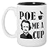 (Edgar Allan) Poe Me A Cup - Large Black Inlay 15 oz Double-Sided Coffee Tea Mug
