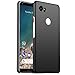 ORNARTO Google Pixel 2 XL Case,2XL[Basic Series] Thin Fit Shell Premium Hard Plastic Matte Finish Non Slip Full Protective Anti-Scratch Cover Cases for Google Pixel 2 XL(2017) Black