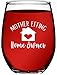 Housewarming Gifts - Unique House Gifts For New Home Owner - Funny First Time Home Owner Gift Ideas - Mother Effing Homeowner 15 oz Humorous Stemless Wine Glass for Men & Women by Funny Bone Products primary