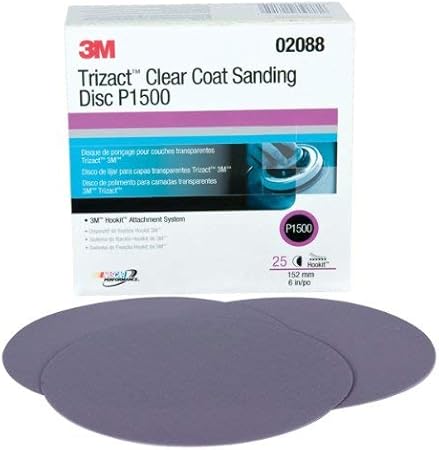 3M Trizact Hookit Clear Coat Sanding 