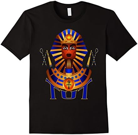 Mens King Tut Ancient Egypt and Statement T-Shirt Tee Apparel 3XL Black