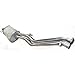 Muffler for BMW 325i 87-91 Aluminized Steel Offset Inlet Outlet Clamp-On