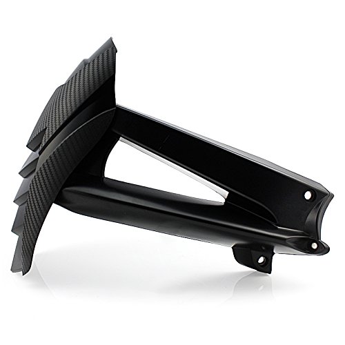 FATExpress Motorcycle Plastic Black Rear Mudguard Mount Wheel Tire Hugger Mud Guards Fender Splash Guard for 2004-2012 BMW R1200GS R 1200 GS 2005 2006 2007 2008 2009 2010 2011 04-12