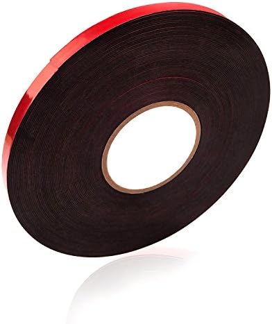 1/2-Inch x 30 Yards (13mm x 27.5m)，Foam Mounting Tape, Heavy Duty Double Sided Tape, Removable, with Weight Holding Capacity
