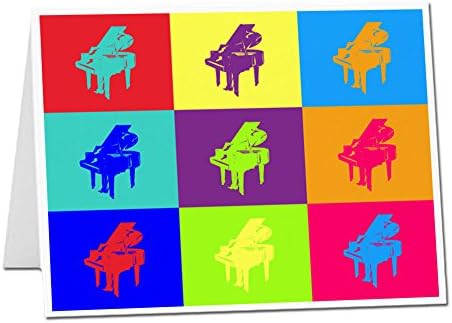 Piano Pop Art Stationery Set