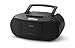 Sony CFDS70-BLK CD/MP3 Cassette Boombox Home Audio Radio, Black, With Auxthumb 1