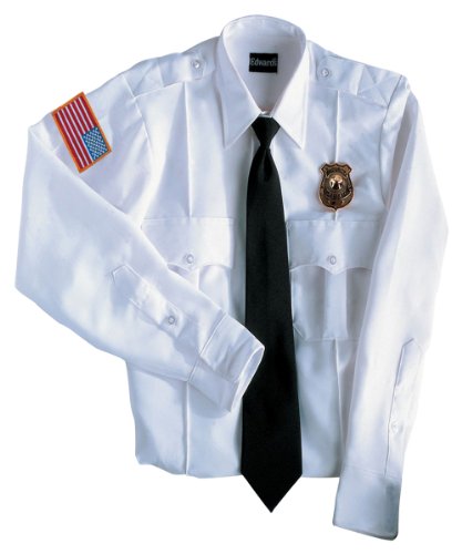 Edwards Garment Permanent Collar Stays Security Shirt, White, X-Large 33