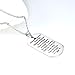 Stainless Steel Dog Tag Letters to My Son Love mom Pendant Necklace,Inspirational Gifts for Son Jewelry (Nkc043, Stainless-Steel)