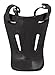 CHAMPRO Baseball/Softball Throat Guards, Black, 4.5