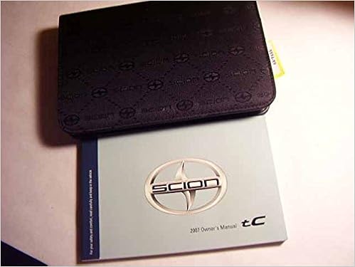 2007 SCION TC OWNERS MANUAL PDF