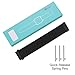 Fintie Band Compatible with Galaxy Watch 46mm / Gear S3 Frontier Classic Smartwatch, 22mm Lightweight Breathable Nylon Replacement Sport Loop Wrist Strap for Men Women - Black [Small]