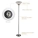 CO-Z Brushed Steel Tall Floor Lamp for Living Room/Bedroom/Home Office, 71