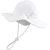 BAVST Baby Sun Hat Girls Floppy Bucket Hat Summer Toddler Outdoor Cap for Swim Beach