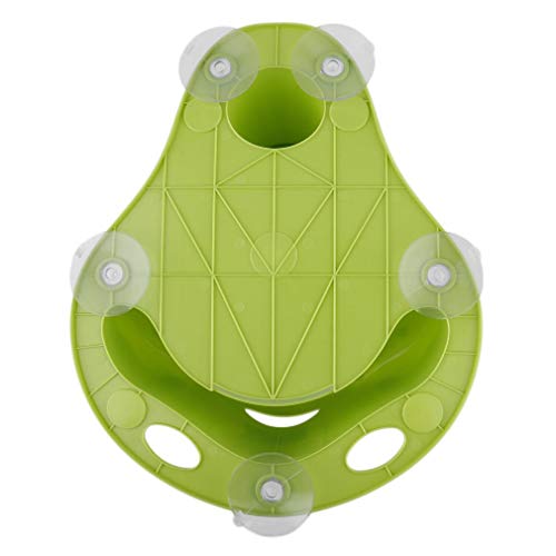 TLT Retail Baby Bath Tub Ring Seat - Soft, Non-toxic Infant Child Toddler Kids Anti Slip Safety Comfortable Bath Chair Sucker Baby Bathtub Seat for 1-3 Years Old Baby (Green)