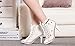 JIYE Women's Canvas High-Heeled Fashion Sneaker Pump Shoes