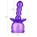 Massager Attachments, Massage Attachment, Massager Accessories Accessory Silicone (Purple)