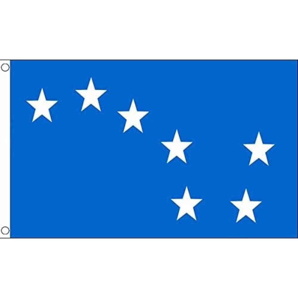 AZ FLAG - Ireland Starry Plough Blue Flag - 3x5 Ft - 100D Polyester Irish Citizen Army Banner with Two Metal Grommets - Fade Resistant - Vivid Colors - 3' x 5' Feet - 150x90 Cm