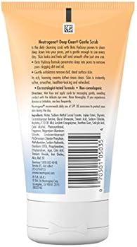 neutrogena deep clean gentle scrub