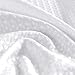 jinchan Kitchen Curtains Waffle-Weave Valance for Kitchen Bathroom Waffle Woven Textured Window Treatment 1 Panel W60 x L18 White