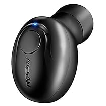 Auricular Invisible Bluetooth,Mpow Mini Auricular Inalámbrico In ear con Microfono y Cancelación de Ruido,Auriculares Bluetooth 4.1 con USB Magnéticos Manos Libres para coche y iPhone Samsung Huawei Sony HTC, etc.（Versión Actualizada Negro）