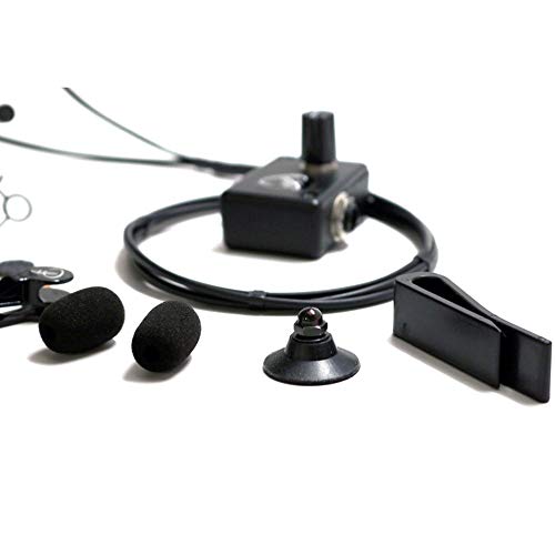 B-FLAT SOPRANO CLARINET MICROPHONE,"THE FEATHER PLUS" with 2 10" FLEXIBLE MICRO-GOOSE NECKS by Myers Pickups ~ See it in ACTION! Copy and paste: myerspickups.com, B-Flat Soprano Clarinet Microphone