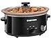 Chefman XL 7 Qt. Slow Cooker, All-Natural, Glaze & Chemical-Free Pot, Stovetop or Oven Cooking, Dishwasher Safe Crock; Naturally Nonstick & Paleo-Friendly, Low-Lead Stoneware, Bonus Recipes Included