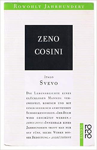 Zeno Cosini Roman Amazon De Svevo Italo Bucher