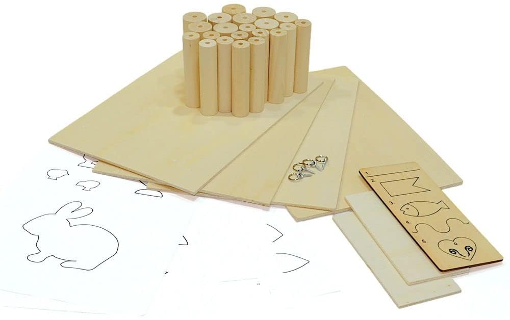 The Cool Tool Wood Lathes and Saws Kit - ART_CRAFT_KIT for Playmake 4-in-1 workshop and UNIMAT 1 Basic