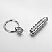 VALYRIA Memorial Silver Bullet Urn Keychain Cremation Ashes Urn Keyring