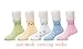 Maiwa Cotton Novelty Cats Almost Seamless Crew Socks 5 Pack for Girls