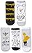 Winnie the Pooh Women's 5 Pack No Show, Grey Multi, Fits Sock Size 9-11 Fits Shoe Size 4-9