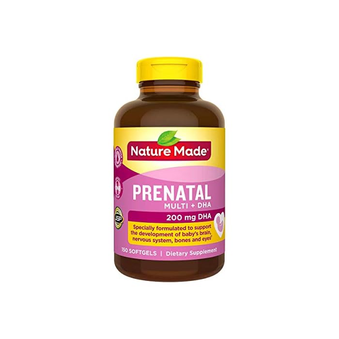 NM Prenatal + DHA 200 mg Softgels (1 Pack 150 Count)