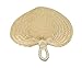 Fun Express Natural Straw and Raffia-Brown | Pack of 12 Hand Fan, 12 Pieces