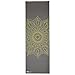 FIT SPIRIT Premium Printed Yoga Mat Gray Henna 6mm