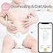 Sense-U Baby Breathing Monitor 2 - Monitors Infant Breathing Movement, Rollover, Temperature and Indoor Humidity Level from Anywhere with Lights and Sounds Alerts, Pink