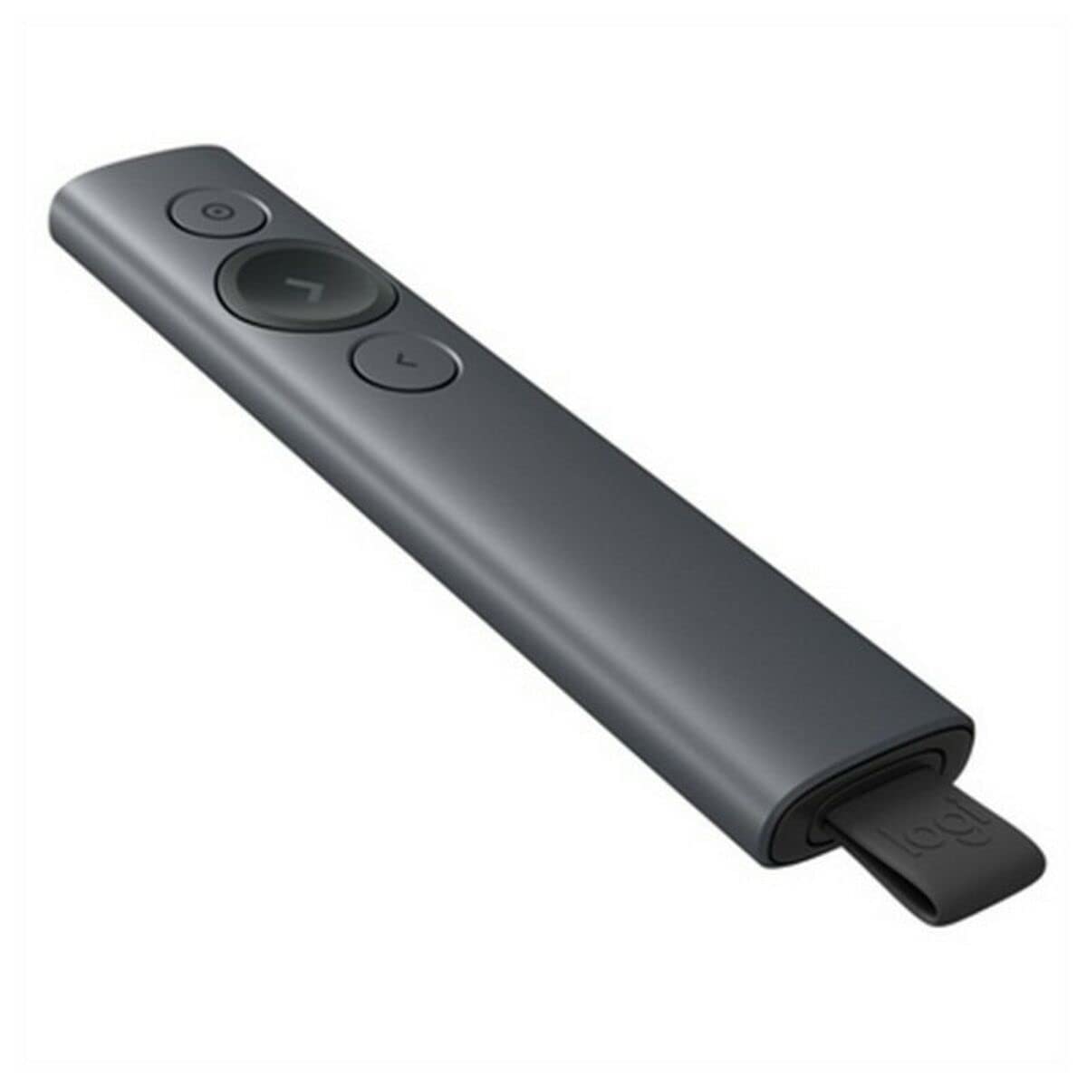 Logitech Spotlight Presentation Remote - Advanced Digital Highlighting with Bluetooth, Universal Presenter Clicker, 30M Range and Quick Charging – Grey