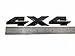 Set OEM New RAM 1500 Emblem Grille Rear Tailgate Badge 5.7 Liter Hemi Emblem 3D Nameplate Replacement for Ram 1500 2013-2018 Black 7pcs