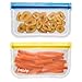(re)zip 5-Piece Flat Lunch Reusable BPA-Free Food Grade Storage Bag Kit, Leakproof, Freezer Safe, Dishwasher Safe, Travel Friendly, (3) Lunch (3.5-Cup/28-Ounce), (2) Snack 1-Cup/8-Ounce, (Multicolor)