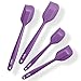 4 Silicone Spatula kit, Purple