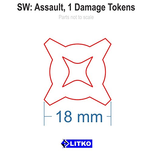 SW: Assault, 1 Damage Tokens, Red (10)