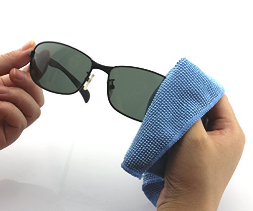 Mcsher Microfiber Cleaning Cloths - 6 Pack, Blue, 6"x 7" Inch - Thumbnail 4