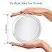 10X Magnifying Mirror – Use for Makeup Application - Tweezing – and Blackhead/Blemish Removal – Three Suction Cups for Easy Mounting, 6 Inch
