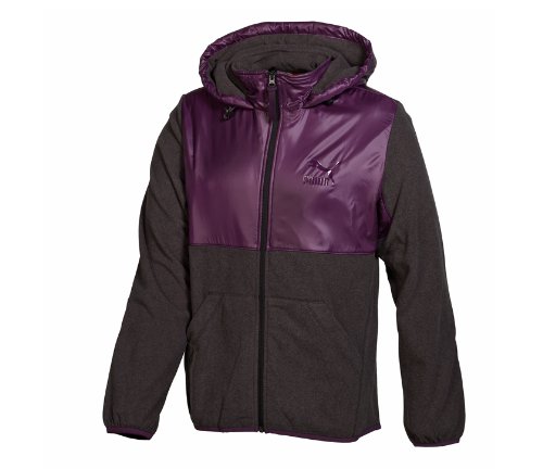 Puma Sport Lifestyle Tech Fleece Purple Hooded Jacket Original