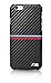 BMW M Collection Hard Case Carbon Inspiration Stripe Horizontal for iPhone 6/6S - 4.7