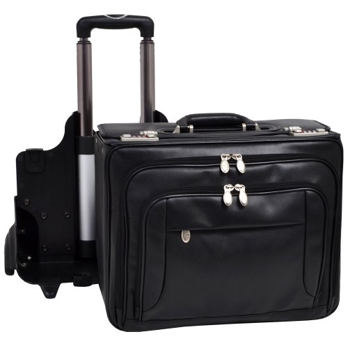 McKleinUSA SHERIDAN 84665 Black 17 Detachable-Wheeled Catalog Case