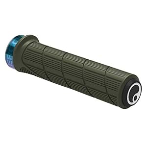 Ergon Grips Technical-GD1 EVO Factory Green Moss Frozen/halsbanden Oil Slick fietsgreep volwassenen unisex eenheidsmaat