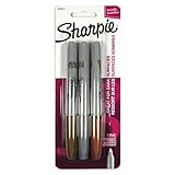 Sharpie Metallic Permanent Markers, Fine Point, Assorted Colors, 3-Count