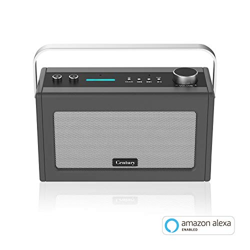 Century Internet Radio | Smart Wi-Fi Speaker with Alexa | Bluetooth | Smart Home Control | Multi-Room | News and Sport Updates (Charcoal) - Thumbnail 6