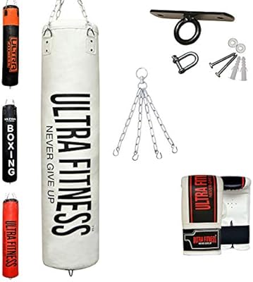 ULTRA FITNESS Heavy Boxing 4ft 5ft Sacos de Boxeo llenos Guantes ...